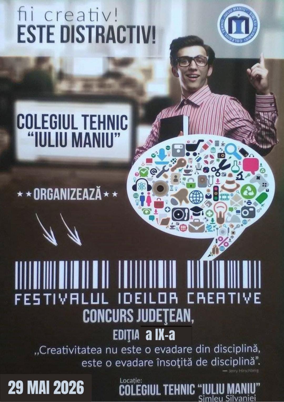 Afiș Festivalul Ideilor Creative